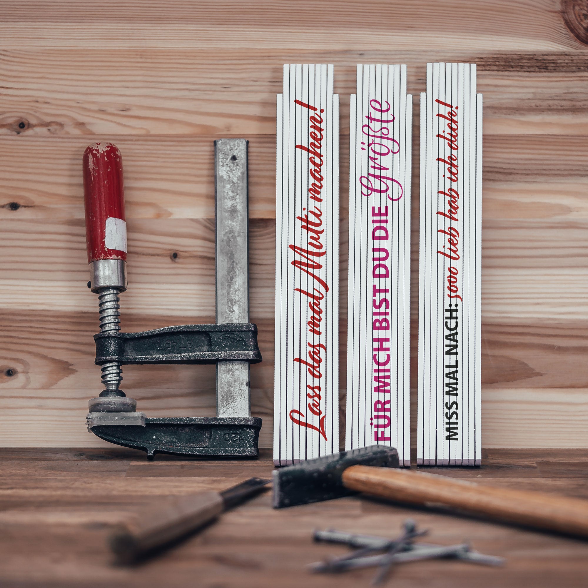 Zollstock / Meterstab für Heimwerker - kinder-druckerei.de