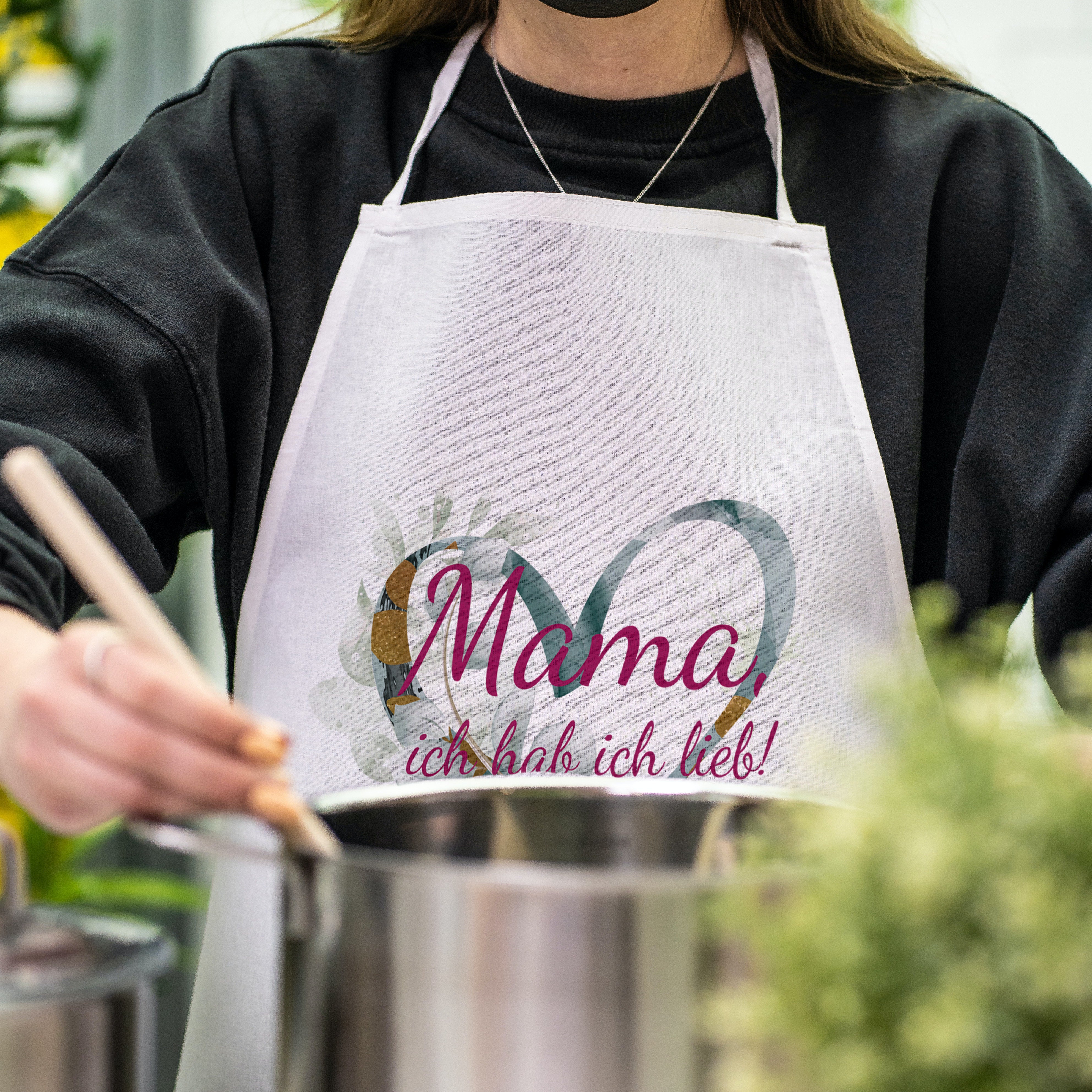 Schürze mit individuellem Druck - kinder-druckerei.de