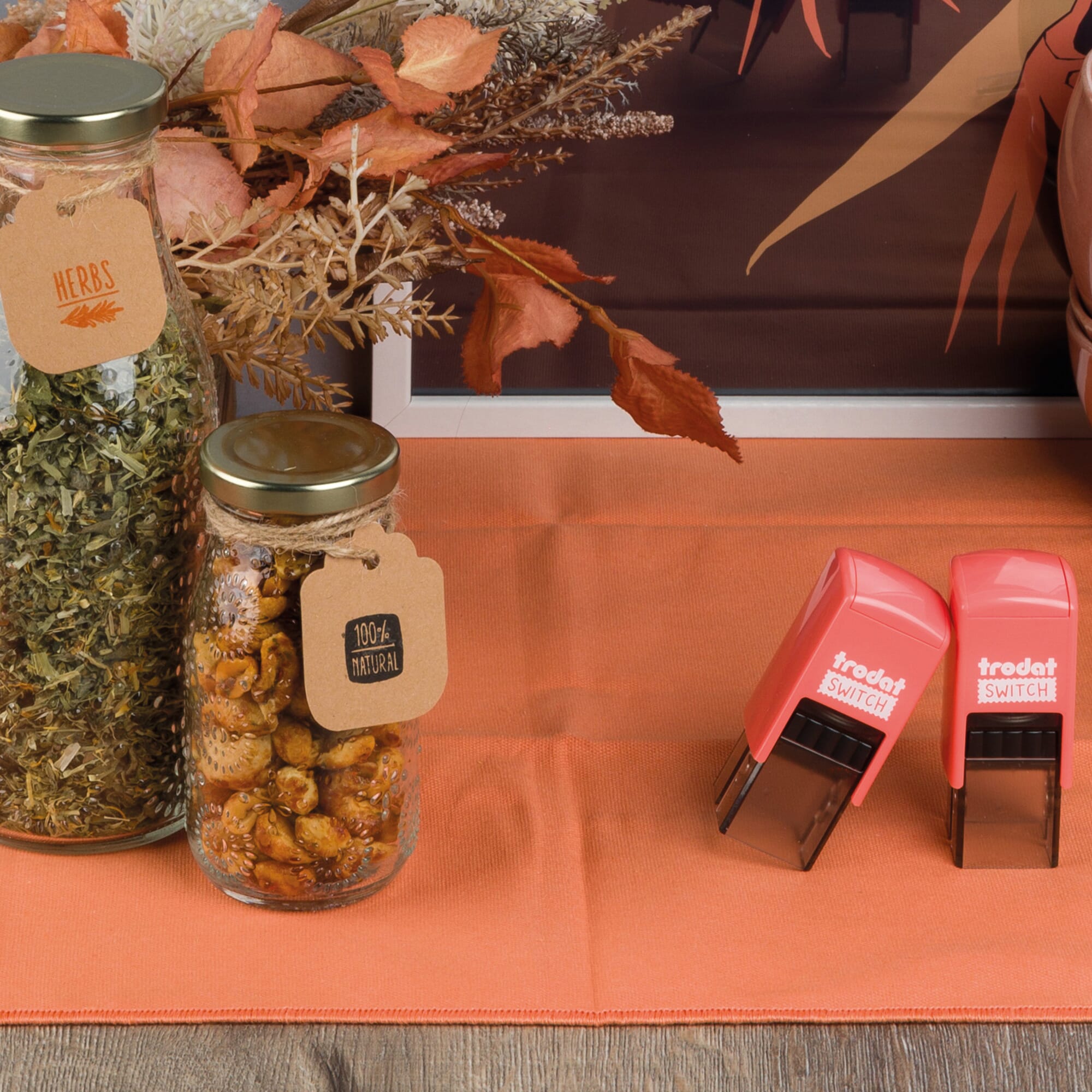 Trodat switch "Selbstgemachtes" DIY Stempel (20x20 mm)