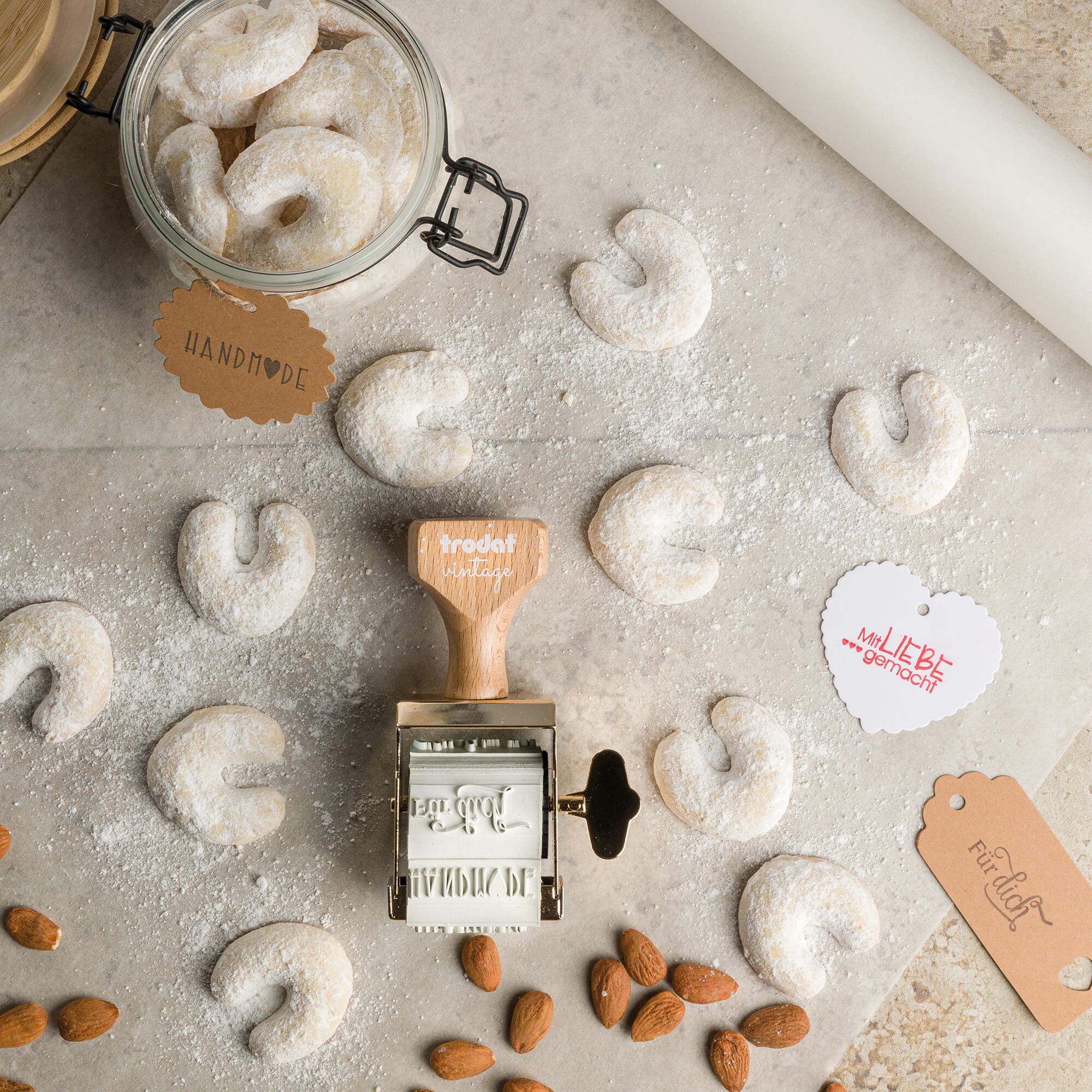 TRODAT Vintage Stempel "Selbstgemachtes"