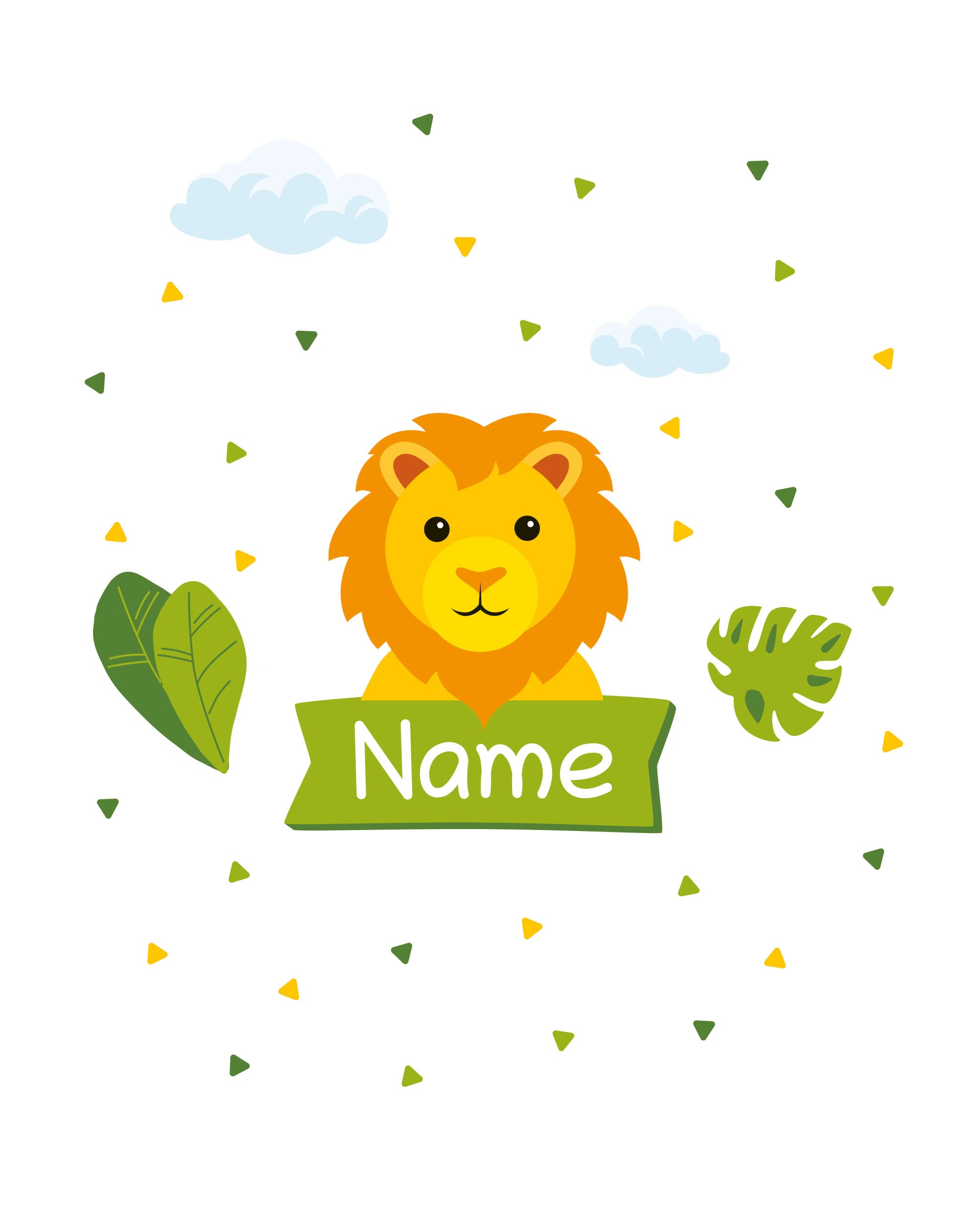 Individualisierbare Türaufkleber / Wandtattoos für Kinder - kinder-druckerei.de