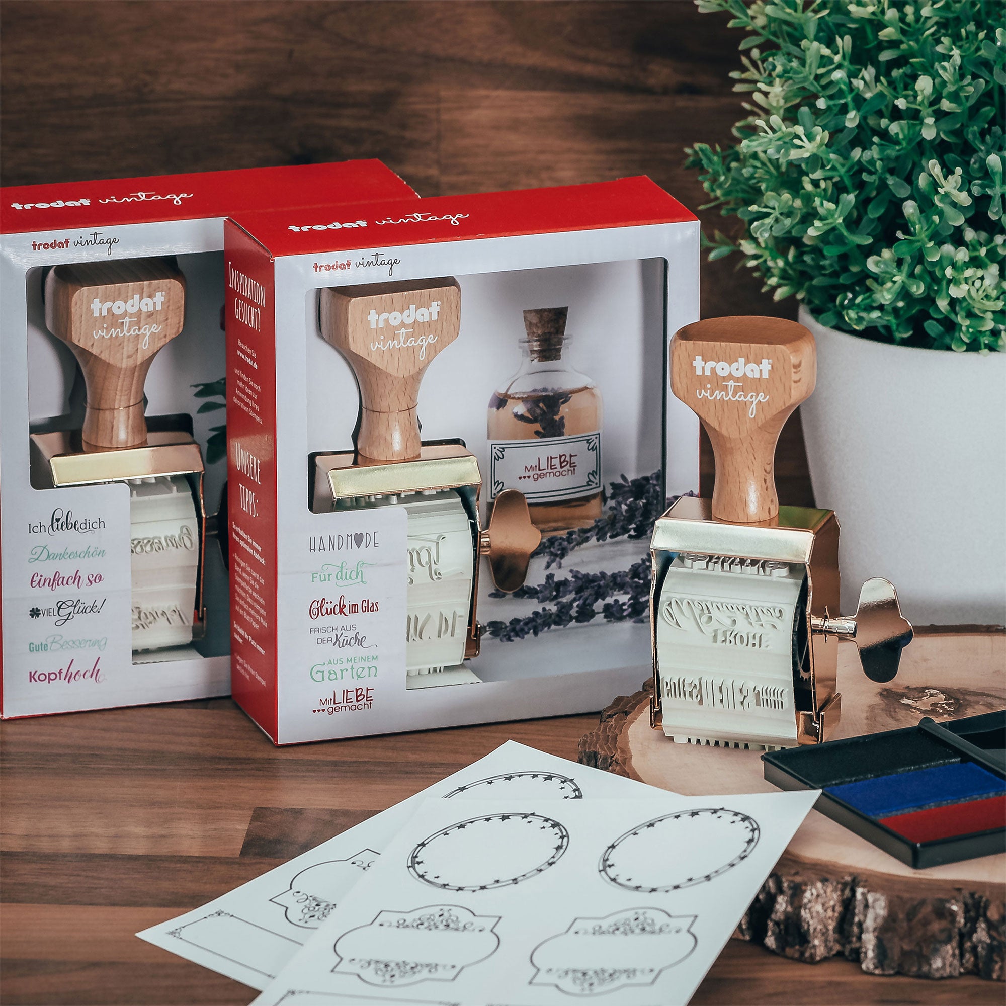 TRODAT Vintage Etiketten (36 St.) - kinder-druckerei.de