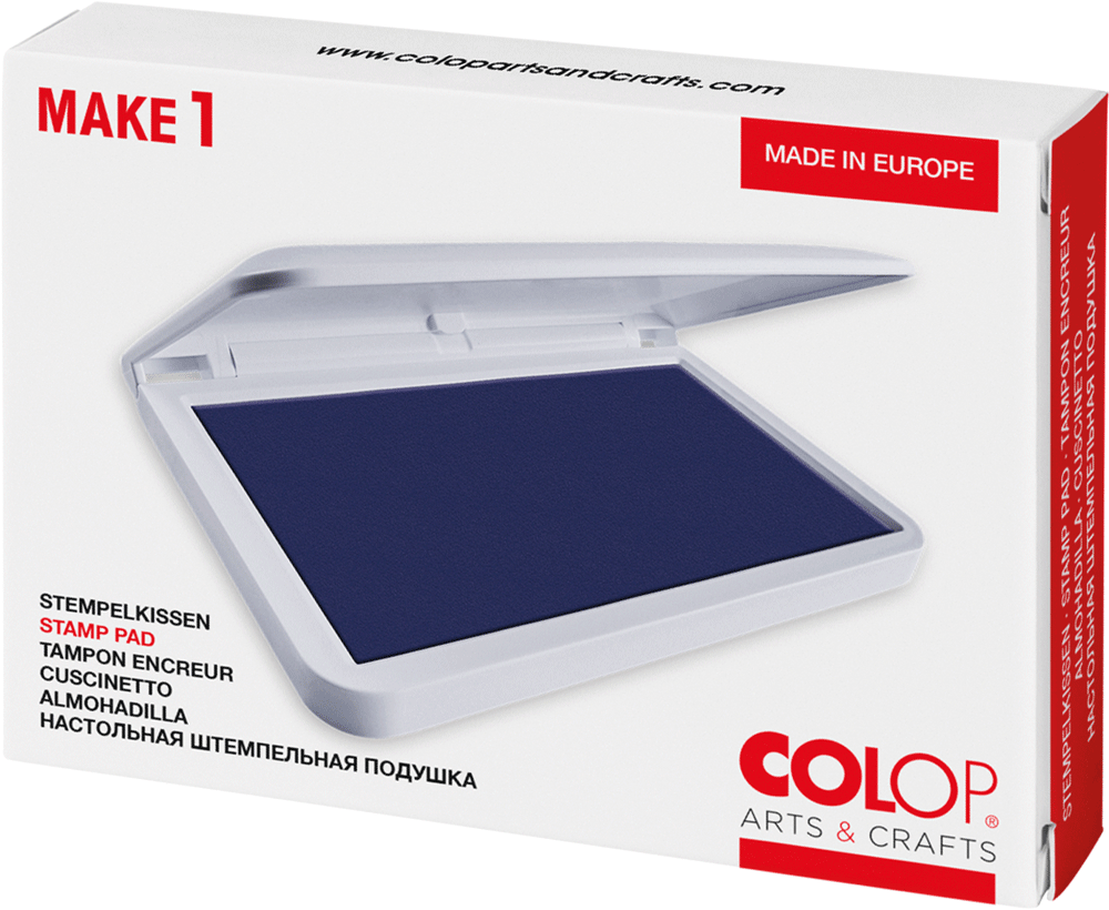 COLOP MAKE Stempelkissen dunkelblau (noble blue) - kinder-druckerei.de