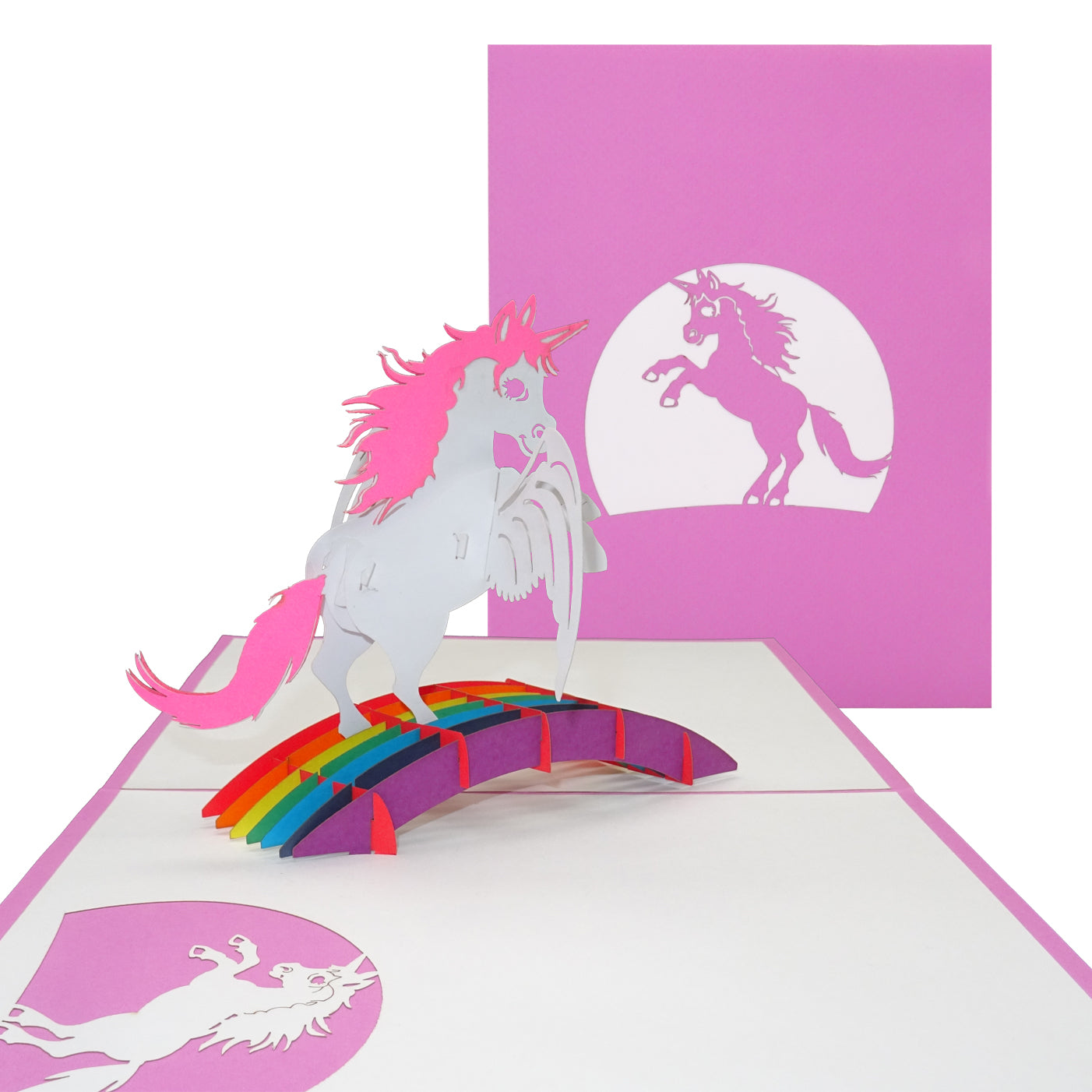 Colognecards Carte Pop-Up Licorne