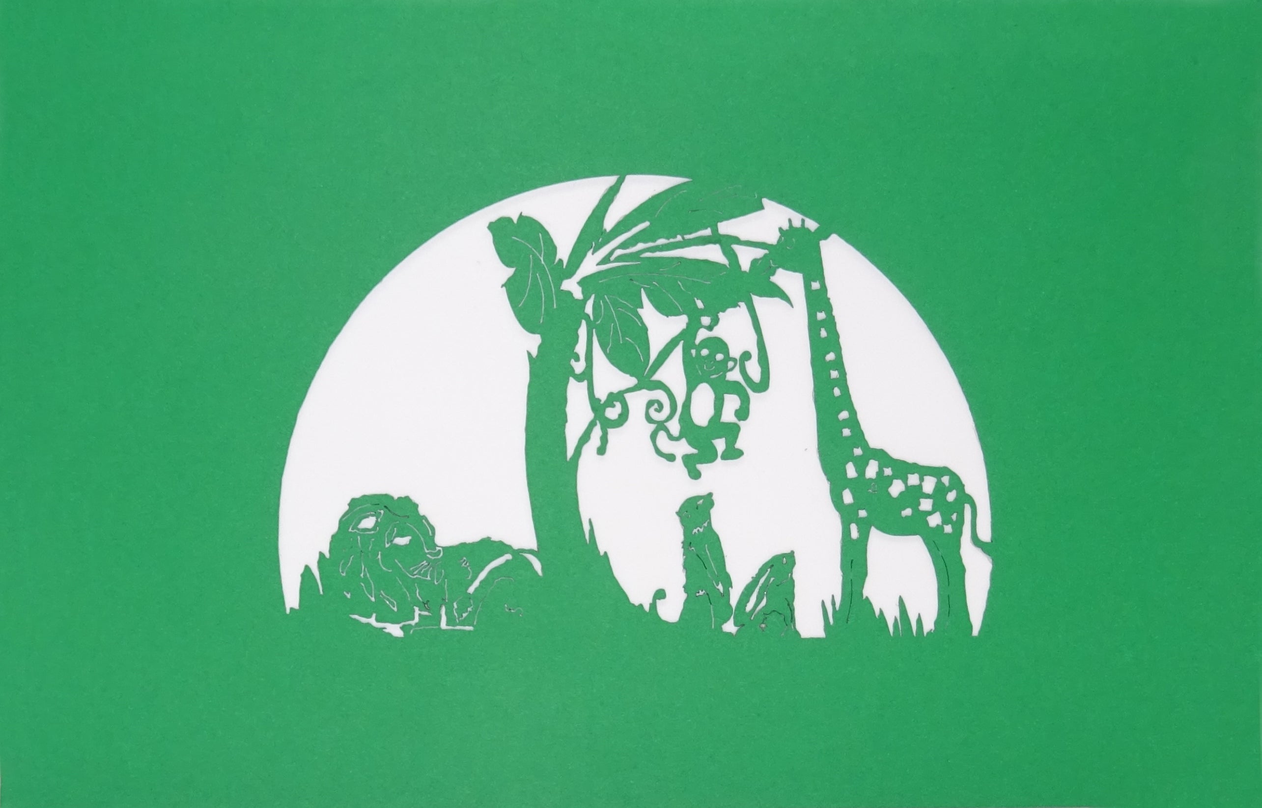 Colognecards Pop-Up Karte Dschungel