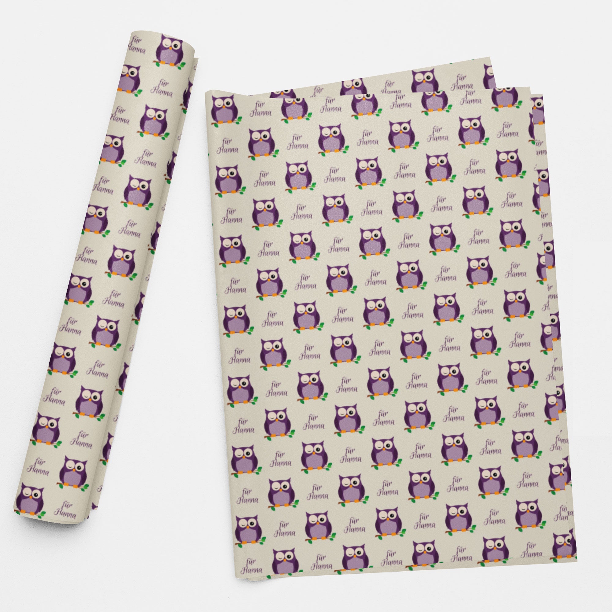 Gift wrap for children with custom printing