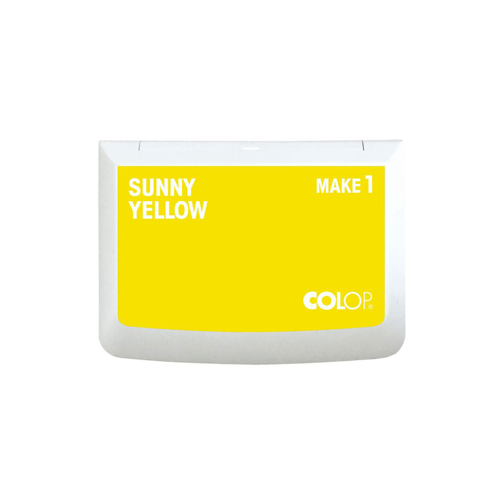 COLOP MAKE Stempelkissen gelb (sunny yellow) - kinder-druckerei.de
