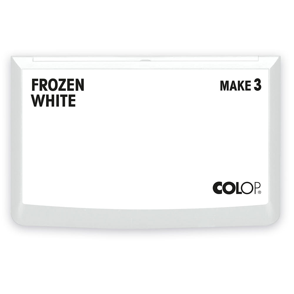 COLOP MAKE Stempelkissen weiß (frozen white) - kinder-druckerei.de