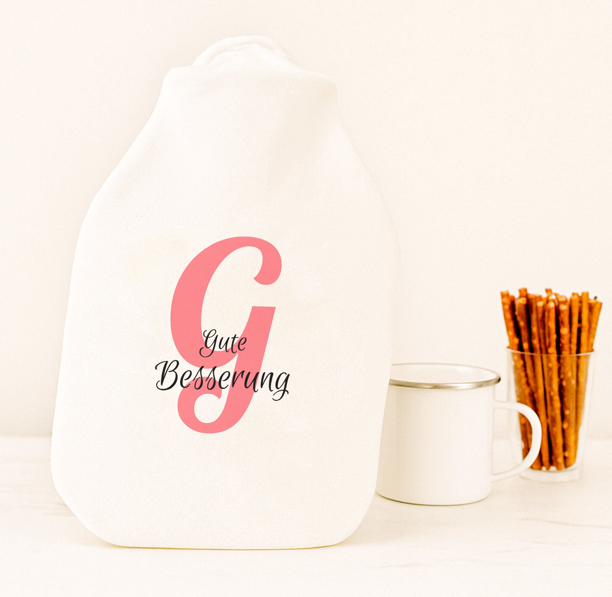 Bouillotte personnalisée avec motif enfant et nom