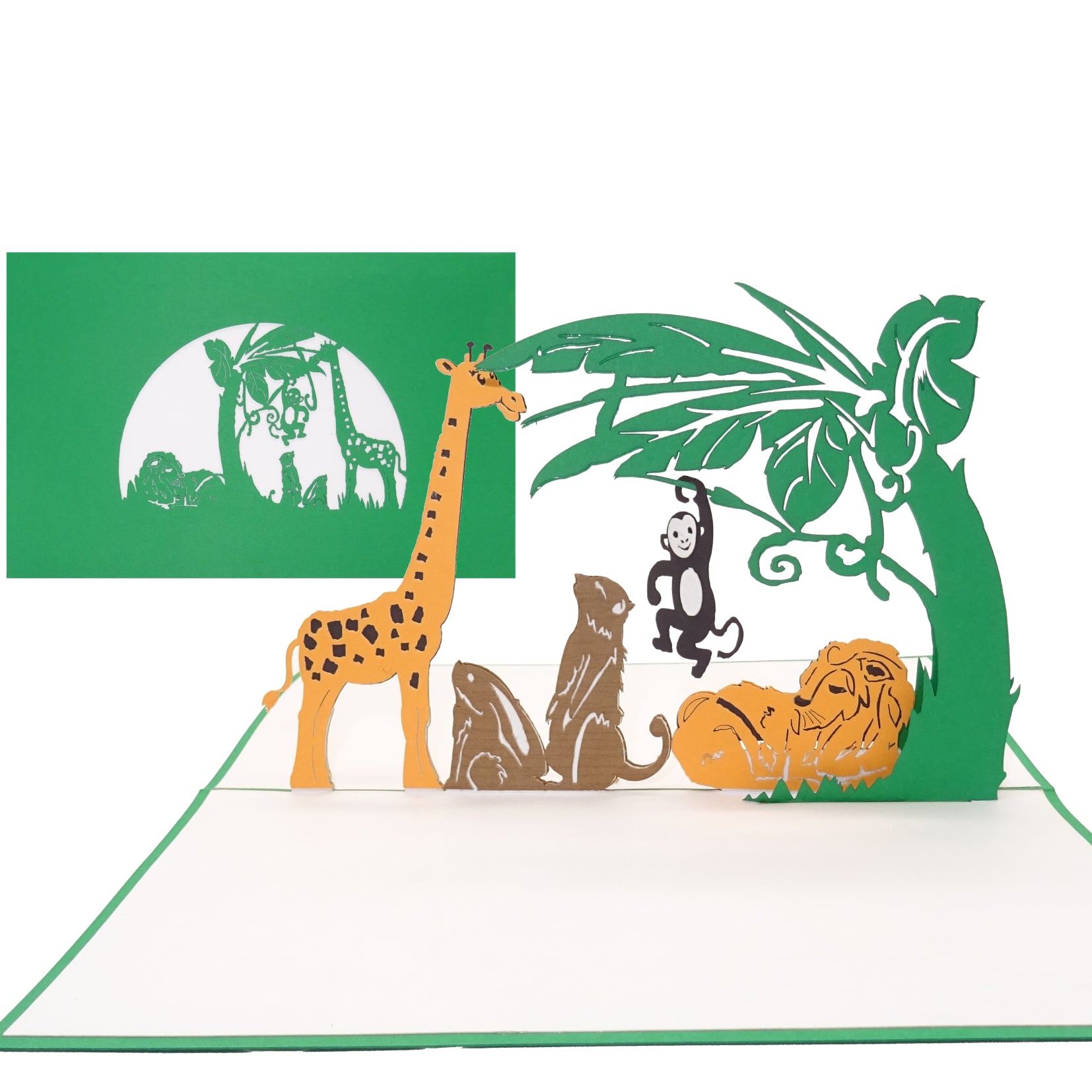 Colognecards Carte Pop-Up Jungle