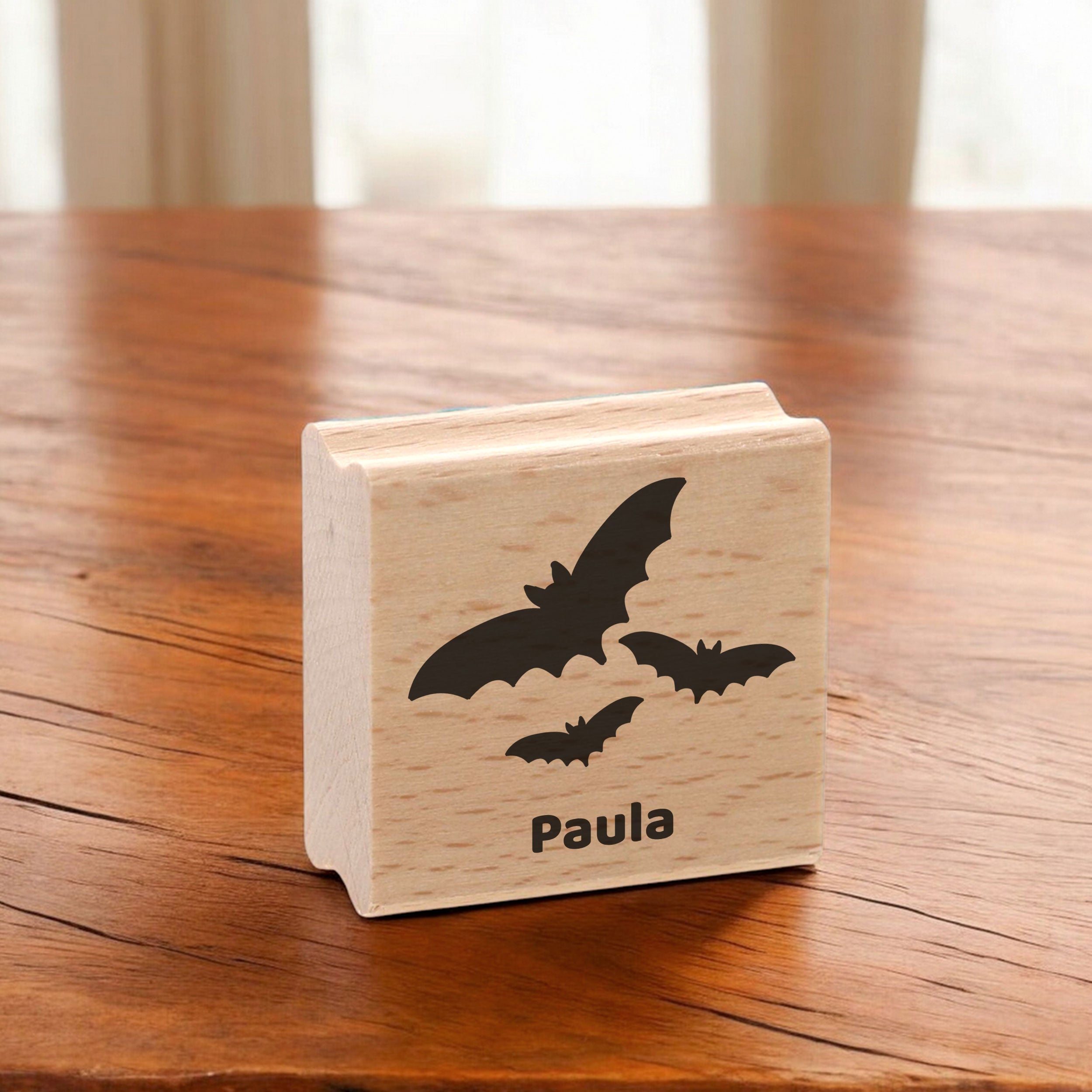 Personalisierbarer Motivstempel Halloween (60x60 mm) - kinder-druckerei.de