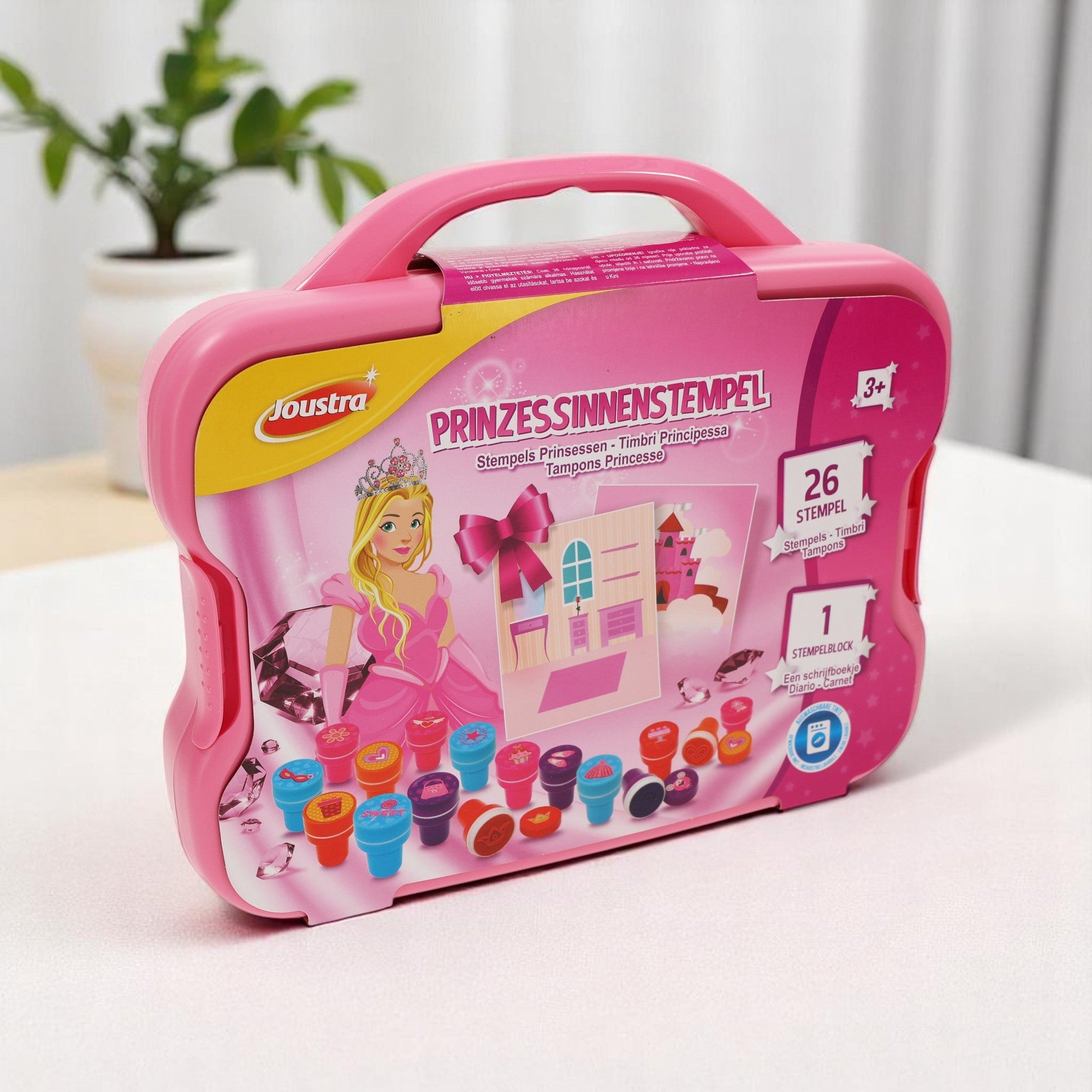 Selbstfärbende Prinzessinnenstempel im Koffer - kinder-druckerei.de