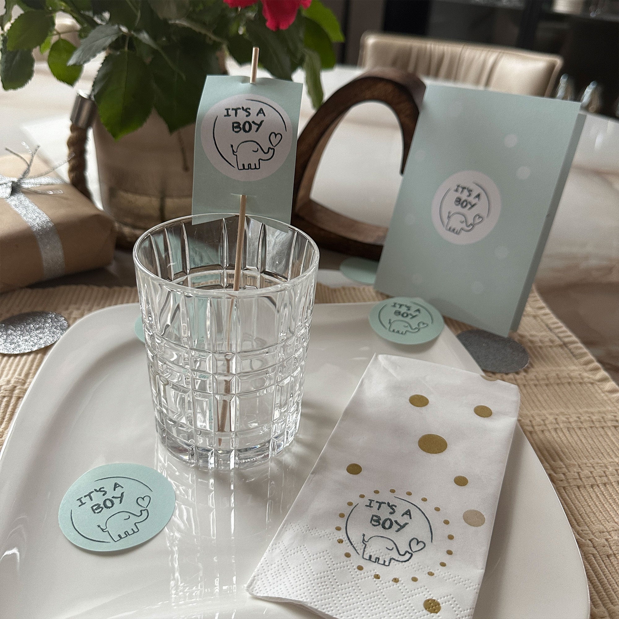 NIO Stempelmotiv - It´s a boy - kinder-druckerei.de