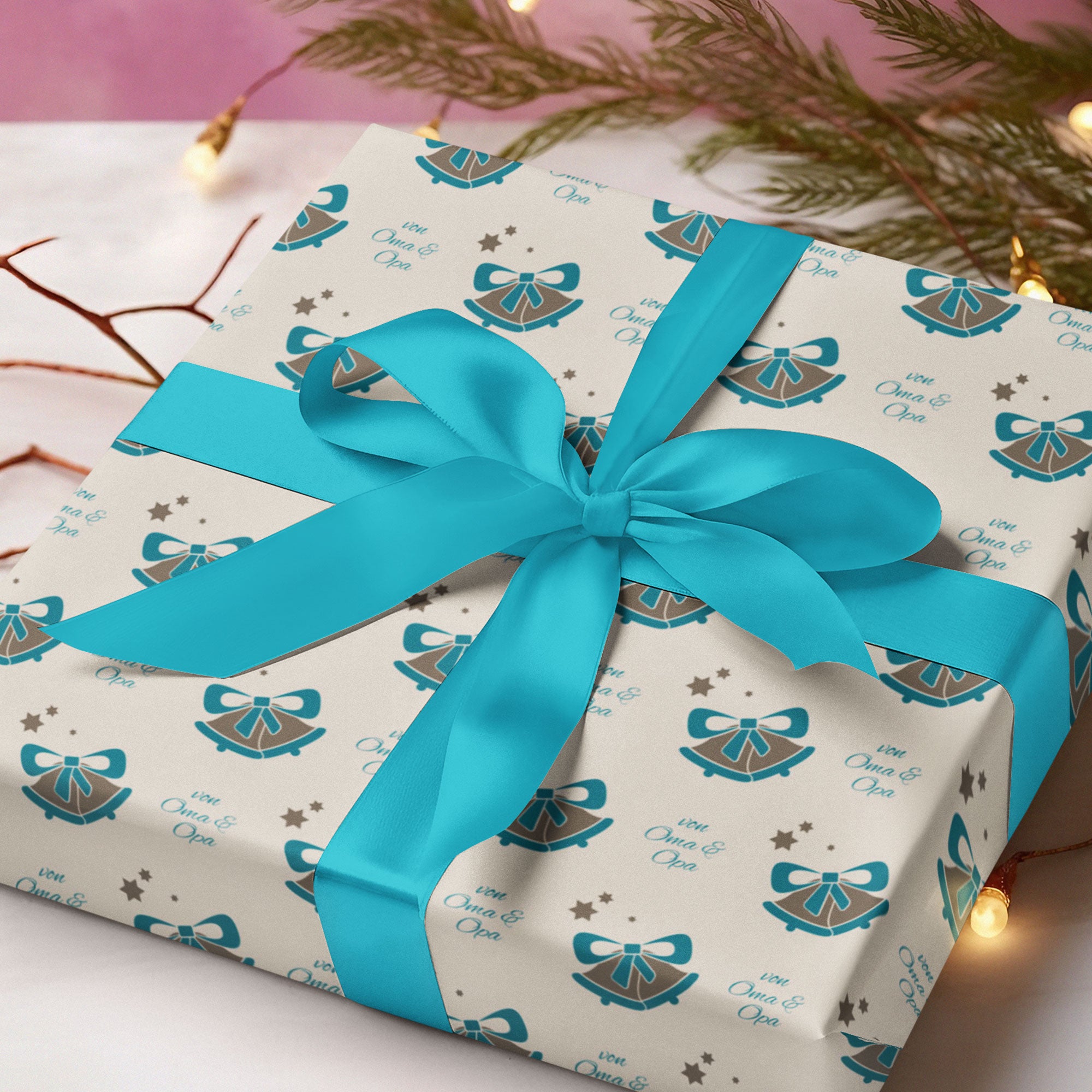 Geschenkpapier mit individuellem Druck - kinder-druckerei.de