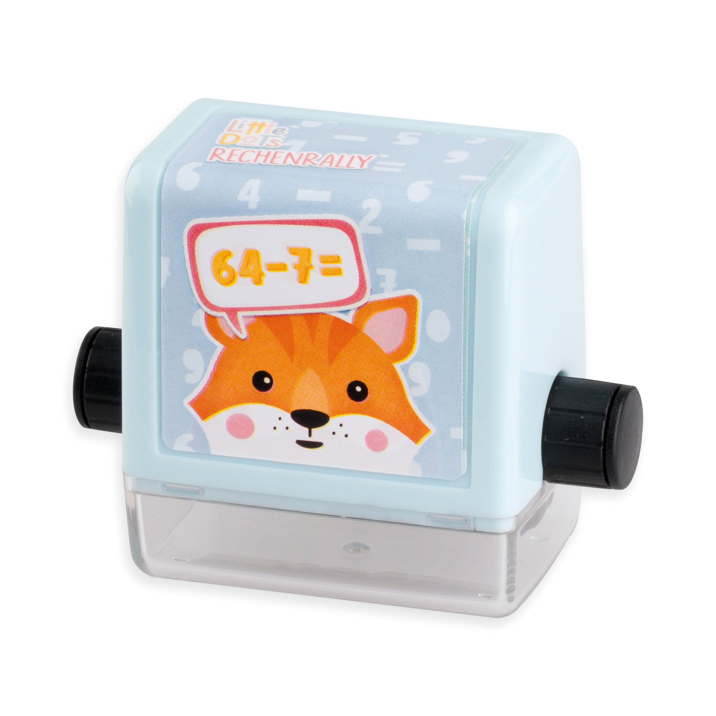 Trodat Little Dots Rechenrally™ Rollstempel Kombiset zum Plus- & Minusrechnen (2 Stück) - kinder-druckerei.de
